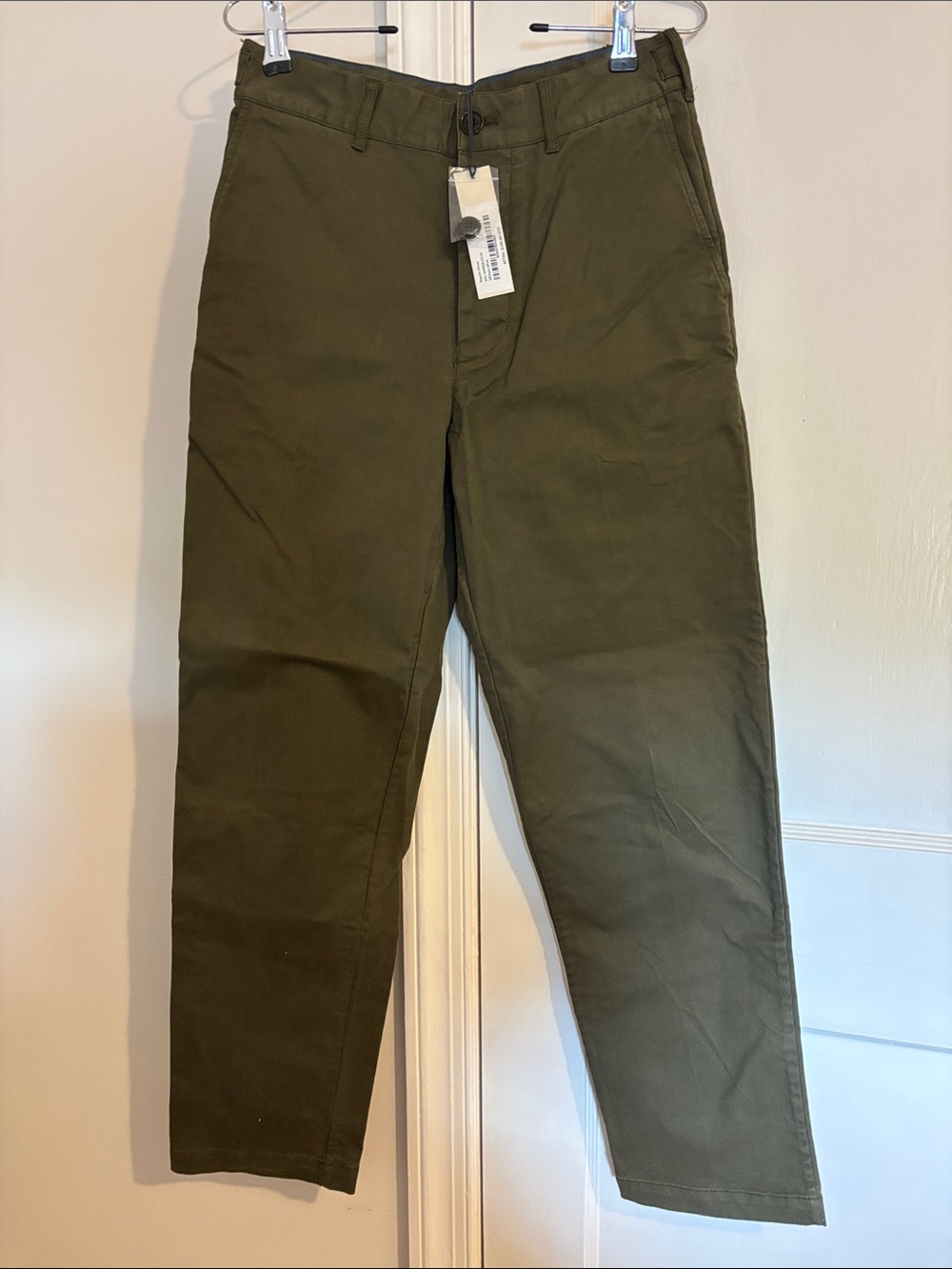 Alex Mill Boyish Olive Green Chino Pants - Picture 2 of 8